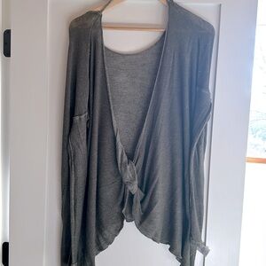 Green Boho style Long Sleeve knit